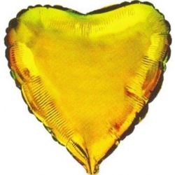 Balon foliowy Serce Złote 46 cm